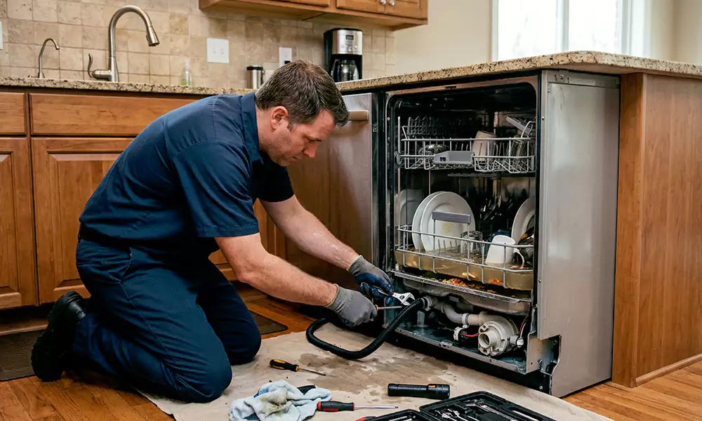 Dishwasher Not Draining Repair in High Point, NC