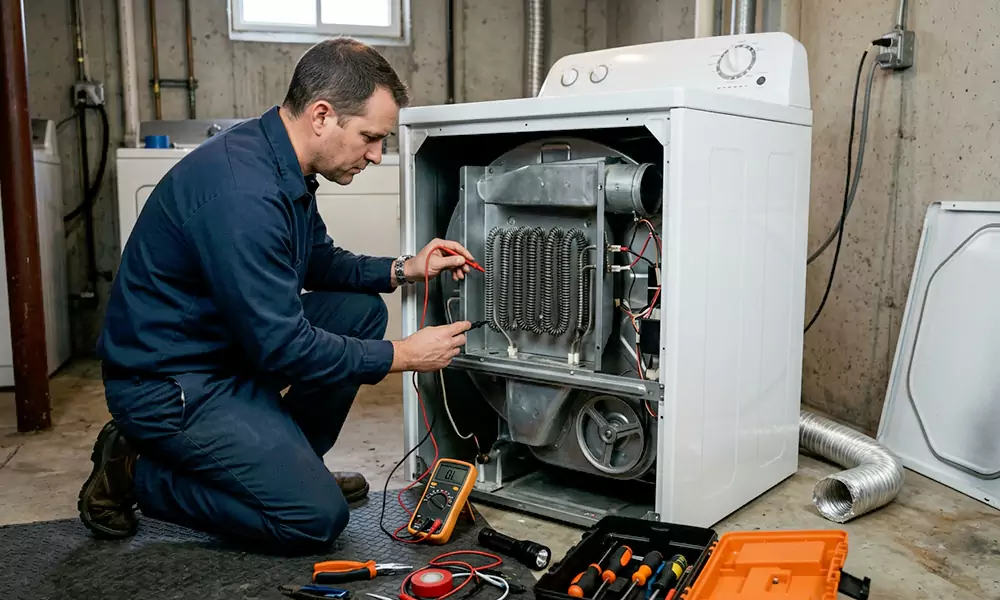 Dryer Not Heating Repair in High Point, NC