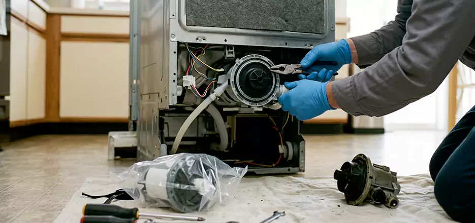 Dishwasher Motor Pump Replacement in High Point