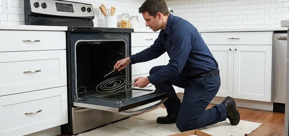 Oven Lower Heating Element Replacement in High Point