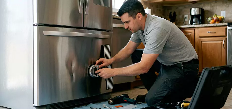 Refrigerator Panel Dent Repair in High Point